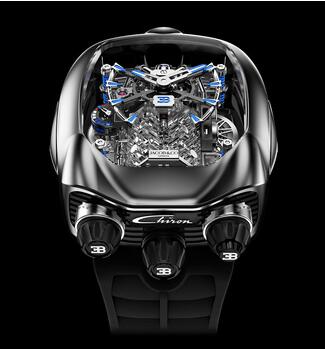 Jacob & Co. Bugatti Chiron Tourbillon Titanium Replica Watch BU200.20.AE.AB.A